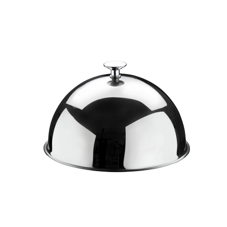 Cloche semisferica inox con pomolo ø cm.22 h.12