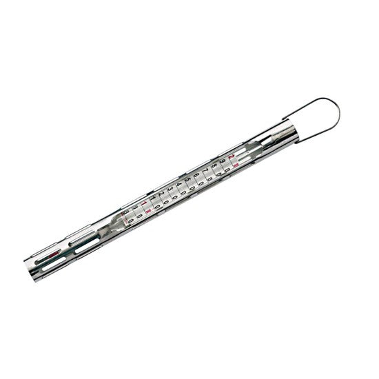 Termometro zucchero inox/vetro range  +80+200°c