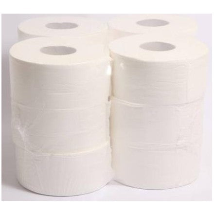Rotolo carta cellulosa igienica jumbo 2 veli 6 rotoli