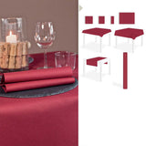 Tovaglia monouso plus carta secco cm.100x100 bordeaux pz.25