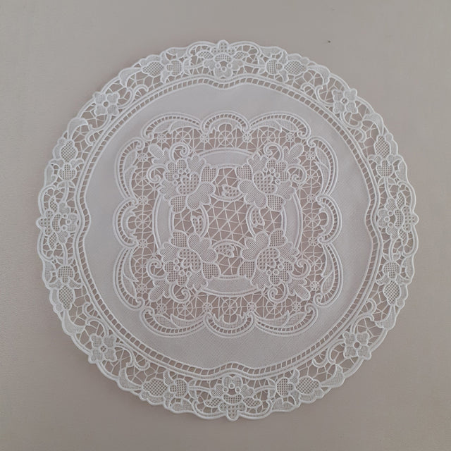 Pizzo pvc rotondo ø cm.25 riutilizzabile