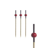 Stecchino perla rossa cm.7 pz.250