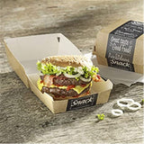 SCATOLA HAMBURGER CARTONCINO "GOOD FOOD" PZ.50