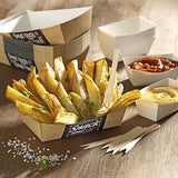 SCATOLA ASPORTO VASSOIO CARTONCINO "GOOD FOOD" PZ.50