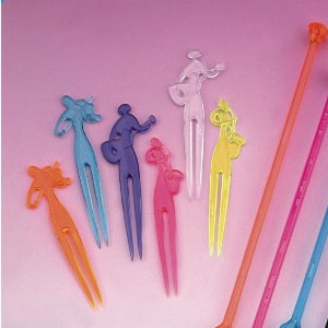 Forchettine party musicali cm.11 color pz.160 ***