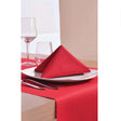 Tovaglia mono plus carta secco cm.100x100 rosso pz.25