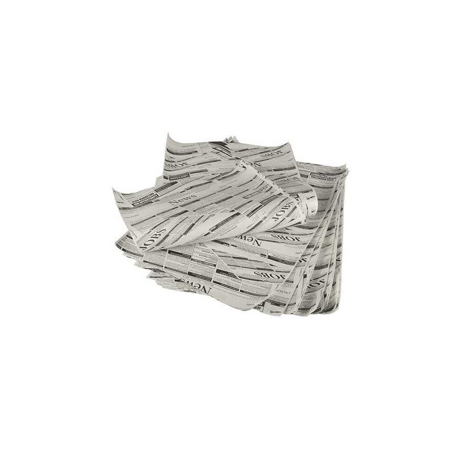 Carta alimentare antiunto stampa giornale cm.25x35 kg.5