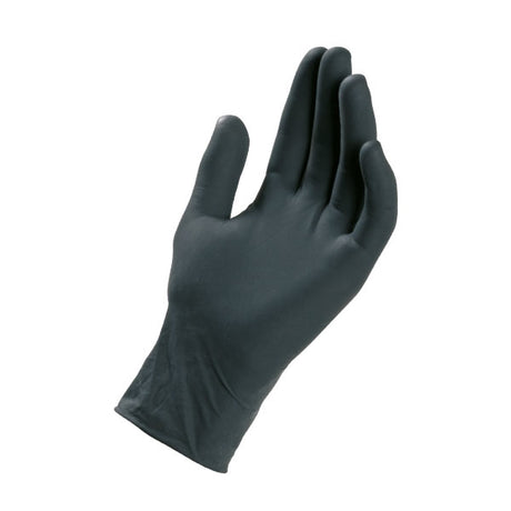 Guanto monouso nitrile reflexx 78 nero tg.s 6-6,5 pz.100