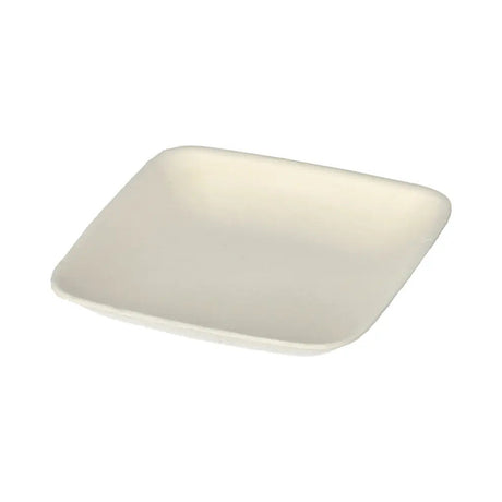 Finger piattino canna da zucchero cm.6,5x6,5 quadro pz.50