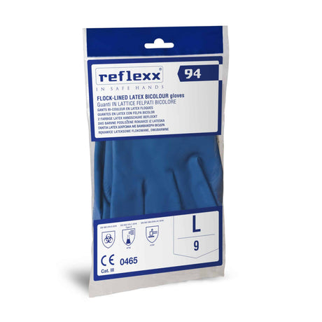 Guanto lattice felpato bicolore reflexx94 tg.m