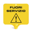 Segnale piramidale tabella rettangolare fuori servizio cm.36x36
