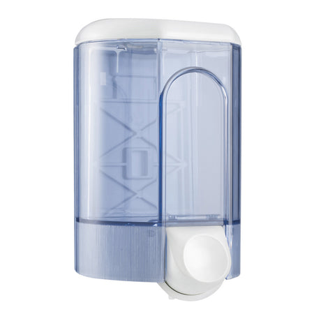 Dispenser sapone liquido "soap la 1100" bianco/trasparente lt.1,10 a/563