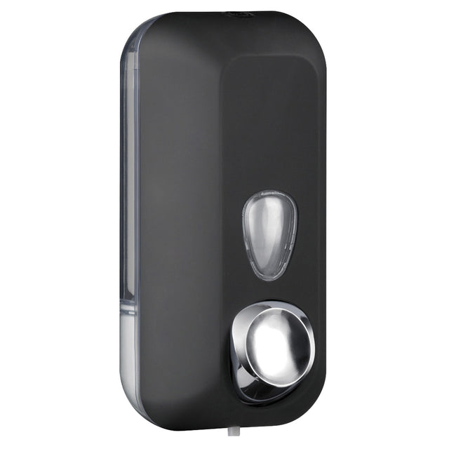 Dispenser sapone liquido "soap r plus" nero lt.0,55