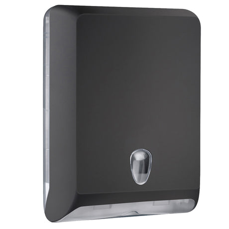 Dispenser asciugamani carta "v-fold multiplus" nero a/830