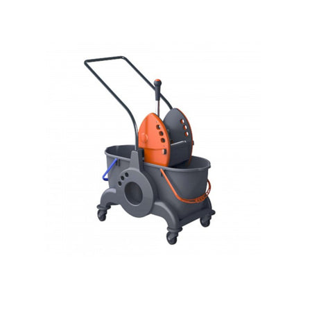 Carrello pulizia giotto lt.50 due secchi maniglia centrale e strizzatore