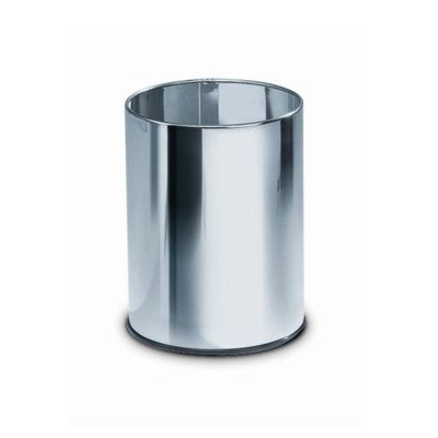 CESTINO GETTACARTE Ø CM.24 H.32 INOX LUCIDO A/580