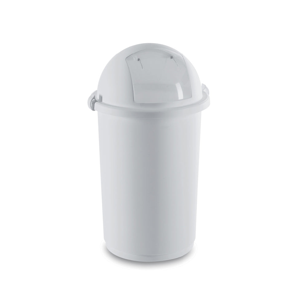 Pattumiera push a molla ø cm.41 h.75 bianco