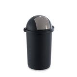 Pattumiera push a molla ø cm.41 h.75 grigio