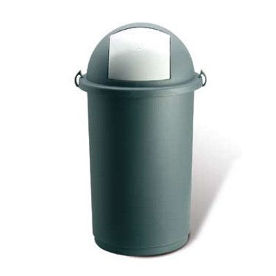 Pattumiera push a molla ø cm.41 h.75 grigio
