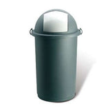 Pattumiera push a molla ø cm.41 h.75 grigio