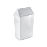 Pattumiera plastica caroline con coperchio oscillante cm.38x26 h.65