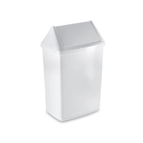 Pattumiera plastica caroline con coperchio oscillante cm.38x26 h.65