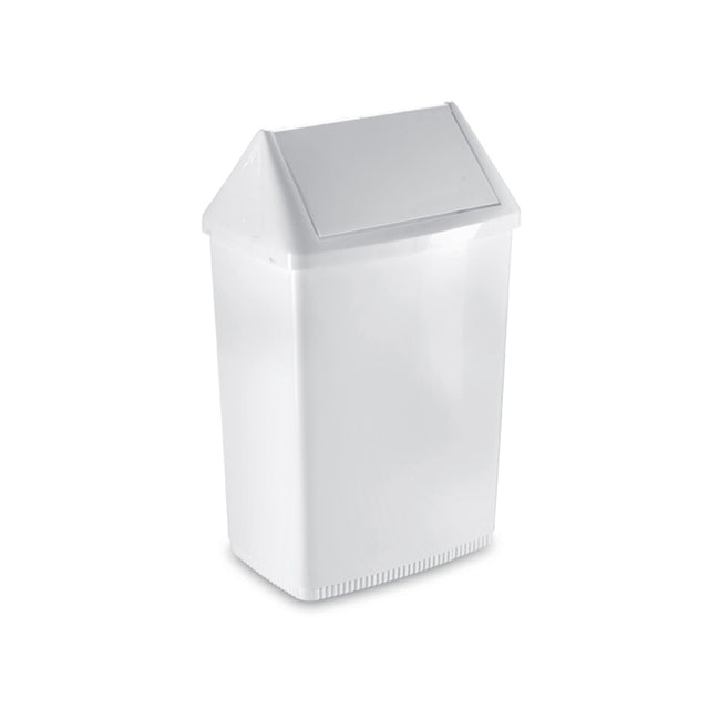 Pattumiera plastica caroline con coperchio oscillante cm.38x26 h.65