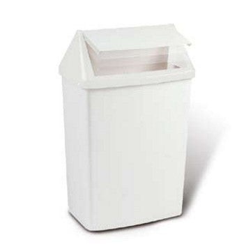 Pattumiera plastica caroline con coperchio oscillante cm.38x26 h.65