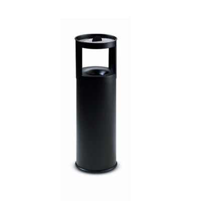 Posacenere gettacarte autoestinguente cm.25x80 nero a/572