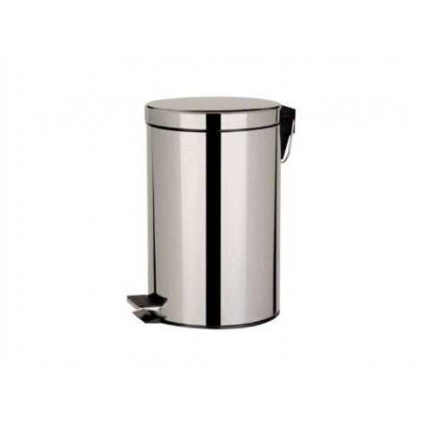 Pattumiera inox con pedale lt.20
