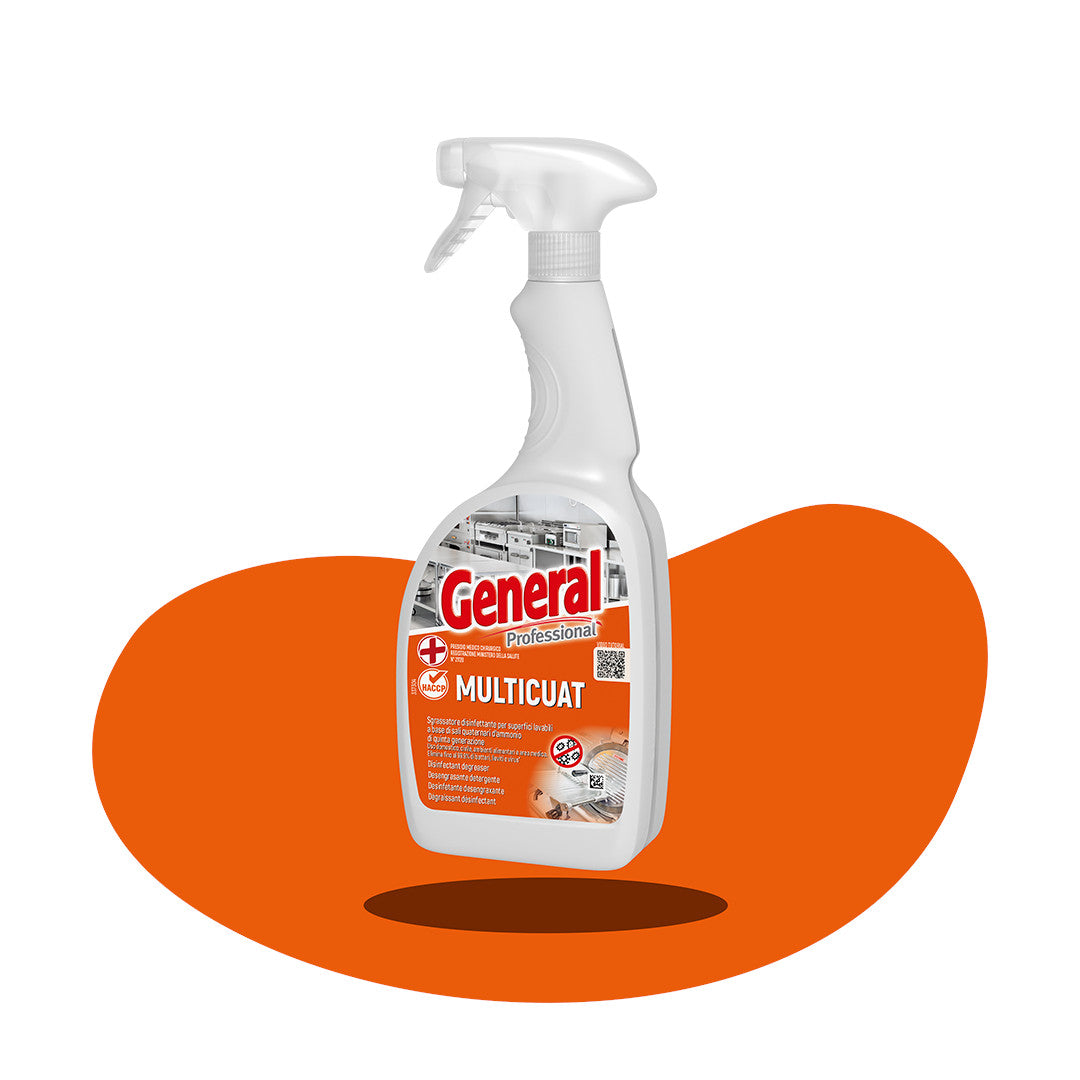 Sgrassatore disinfettante Multicuat ml.750 General Professional