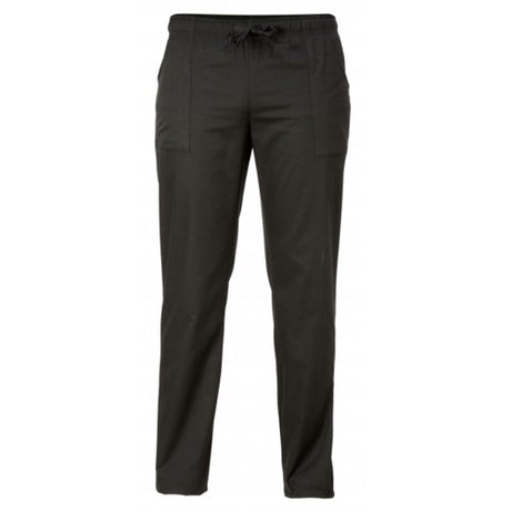 Pantalone cuoco alan nero con elastico