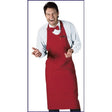 Grembiule sommelier rosso con tasca