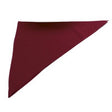 Fazzoletto triangolo cuoco bordeaux ***
