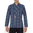 Giacca cuoco grosseto scozzese blue