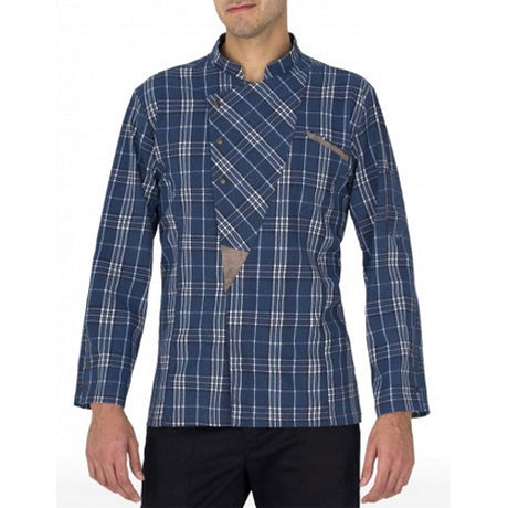 Giacca cuoco grosseto scozzese blue