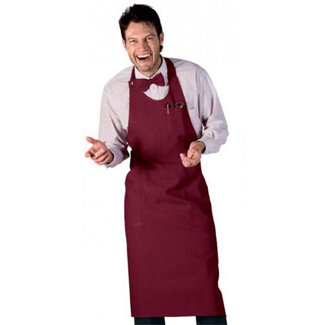 Grembiule sommelier bordeaux con tasca