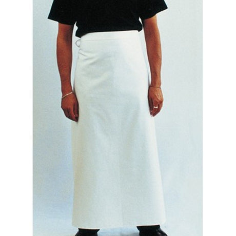 Grembiule maxi banconiere cm.90x100 bianco