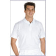 Polo unisex manica corta bianca