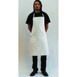 Grembiule pettorina e tasca cm.75x90 bianco