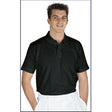 Polo unisex manica corta nera