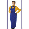 Grembiule sommelier blu cina con tasca