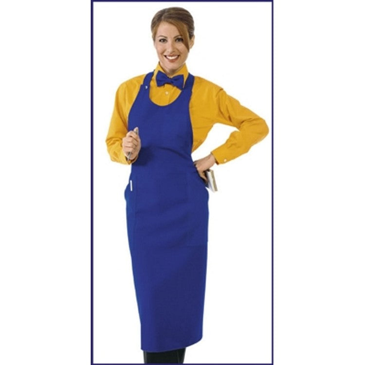 Grembiule sommelier blu cina con tasca