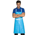 Grembiule cerato azzurro 70x90 con pettorina
