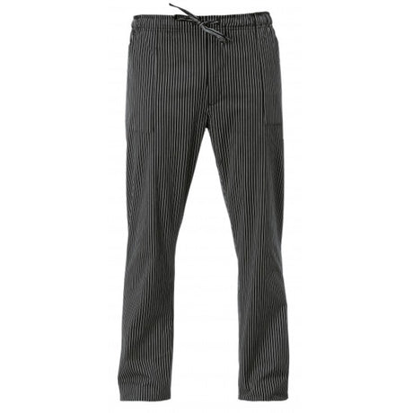 Pantalone cuoco enrico con elastico nero