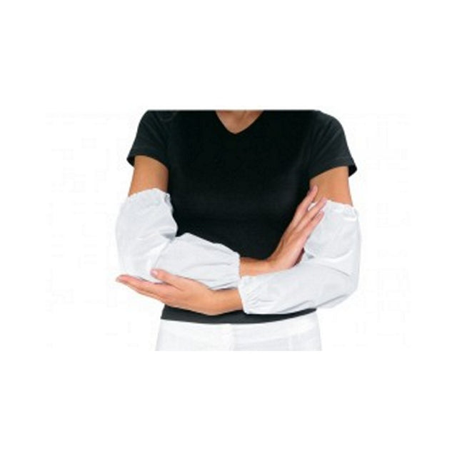 Manichette bianche cotone al paio
