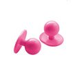 Bottoni estraibili a pallina col.fuxia pz.10