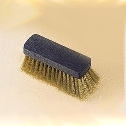 Ric.spazzolone cm.17x5.5 setola ottone