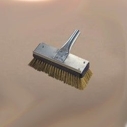 RICAMBIO SPAZZOLONE CM.22X7 SETOLA OTTONE CON ATTACCO INOX
