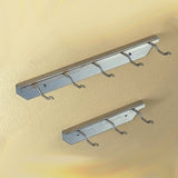 Supporto pale parete inox con 4 ganci